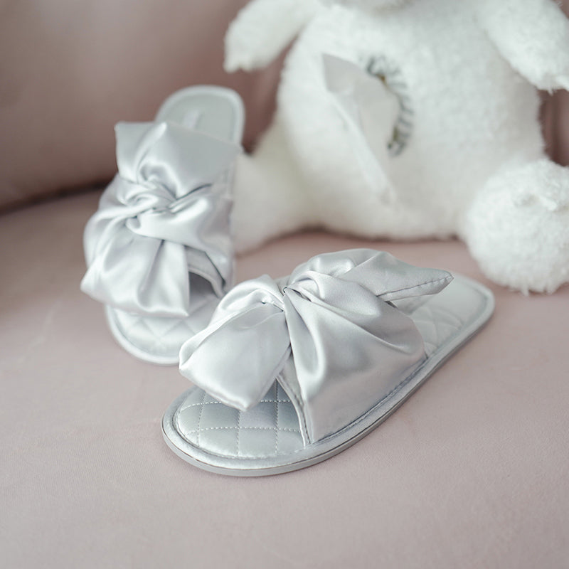 HEDGPETH Women's Slippers with Cute Bow Indoor or Outdoor Slippers