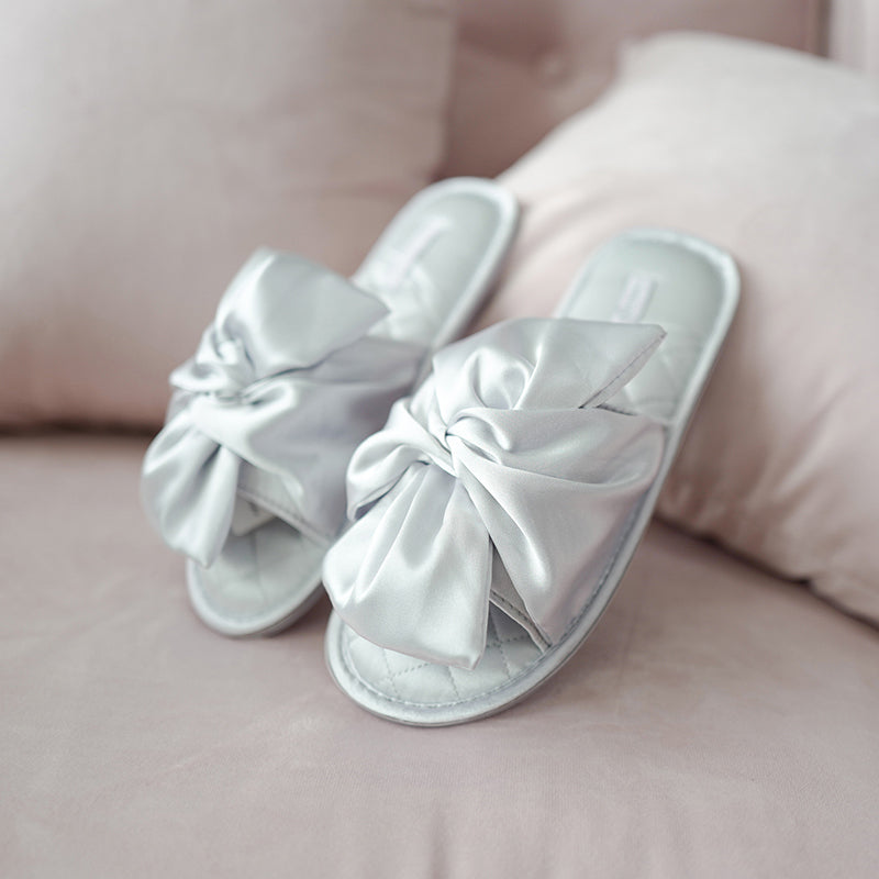 HEDGPETH Women's Slippers with Cute Bow Indoor or Outdoor Slippers
