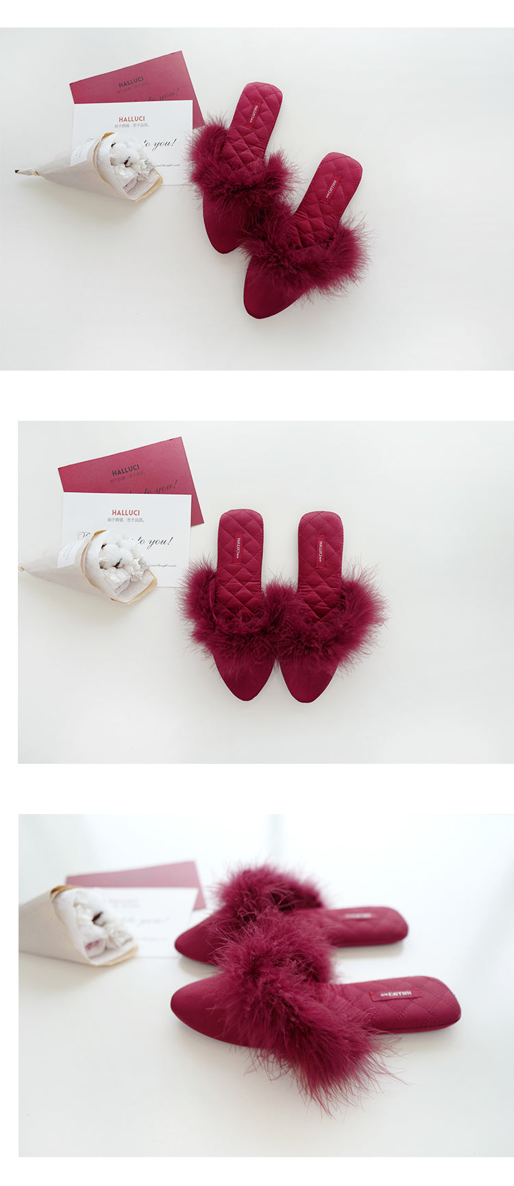 HEDGPETH Women's Pointy fashion House Indoor or Outdoor Slippers
